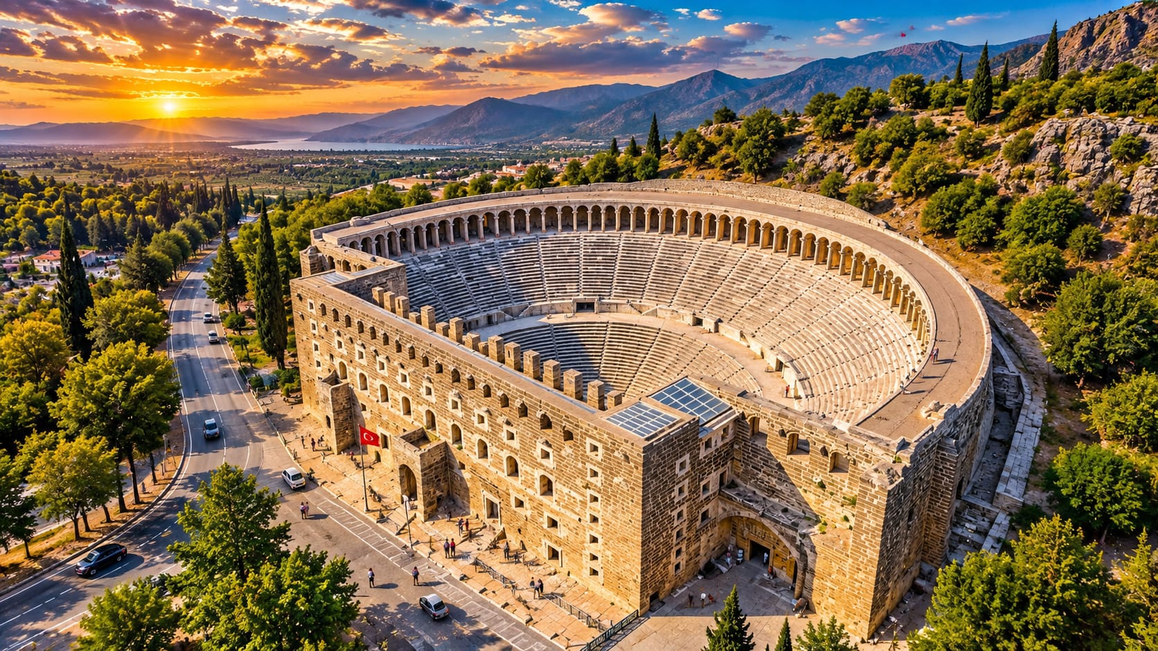 Aspendos antik tiyatrosu için seçilen kapak görseli